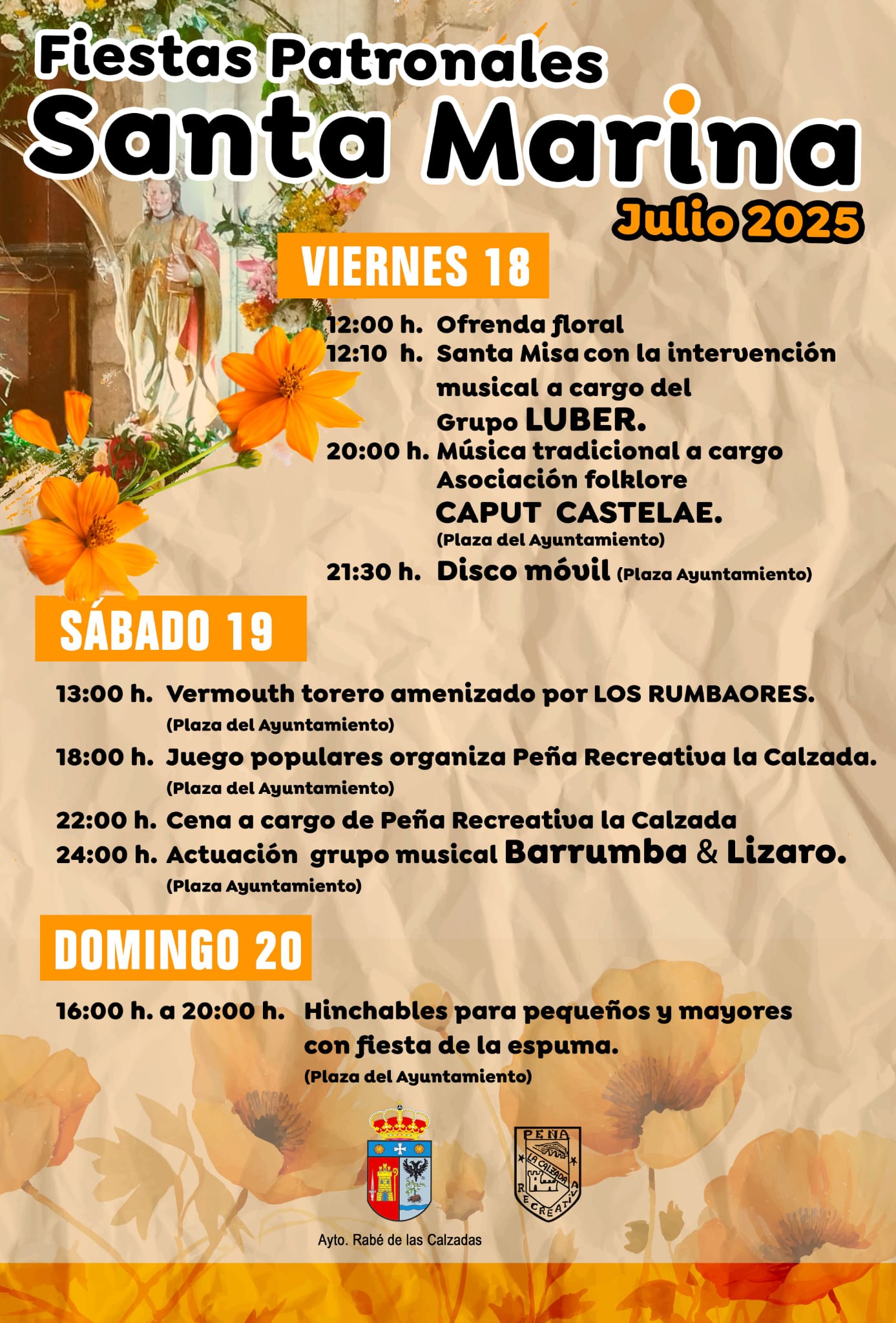 Fiestas de Santa Marina 2025